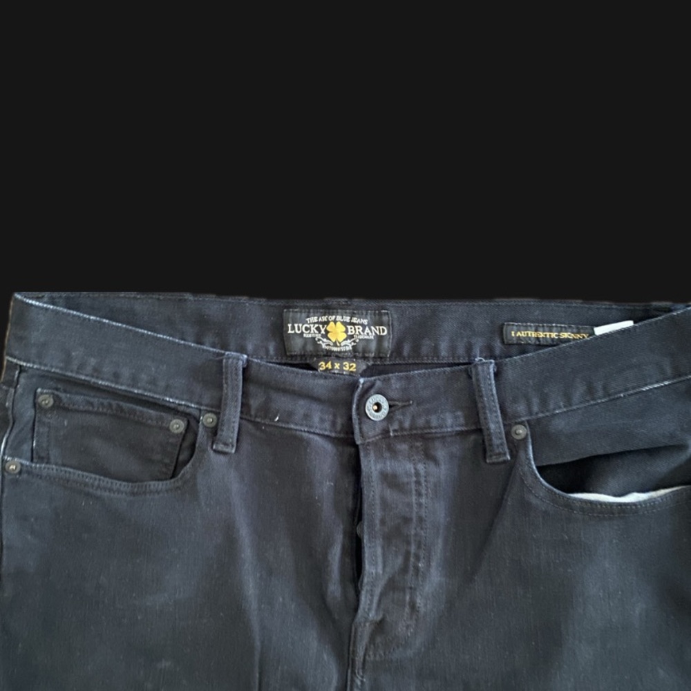 Lucky Brand Men's Dark Gray Skinny Jeans